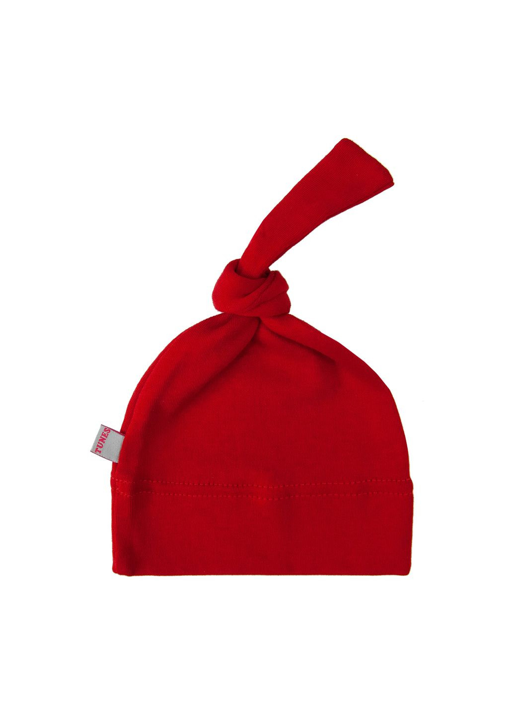 Шапочка однотонная красная для новорожденных Red 40 Tunes (328949471)