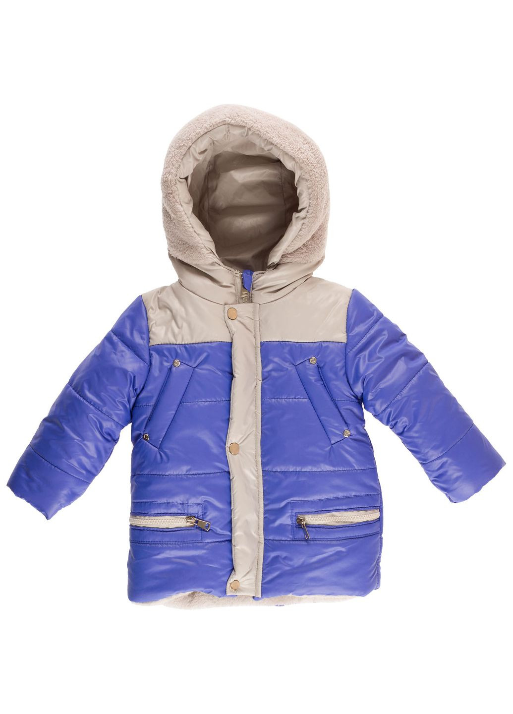 Синя зимня куртка зимова для хлопчика Одягайко