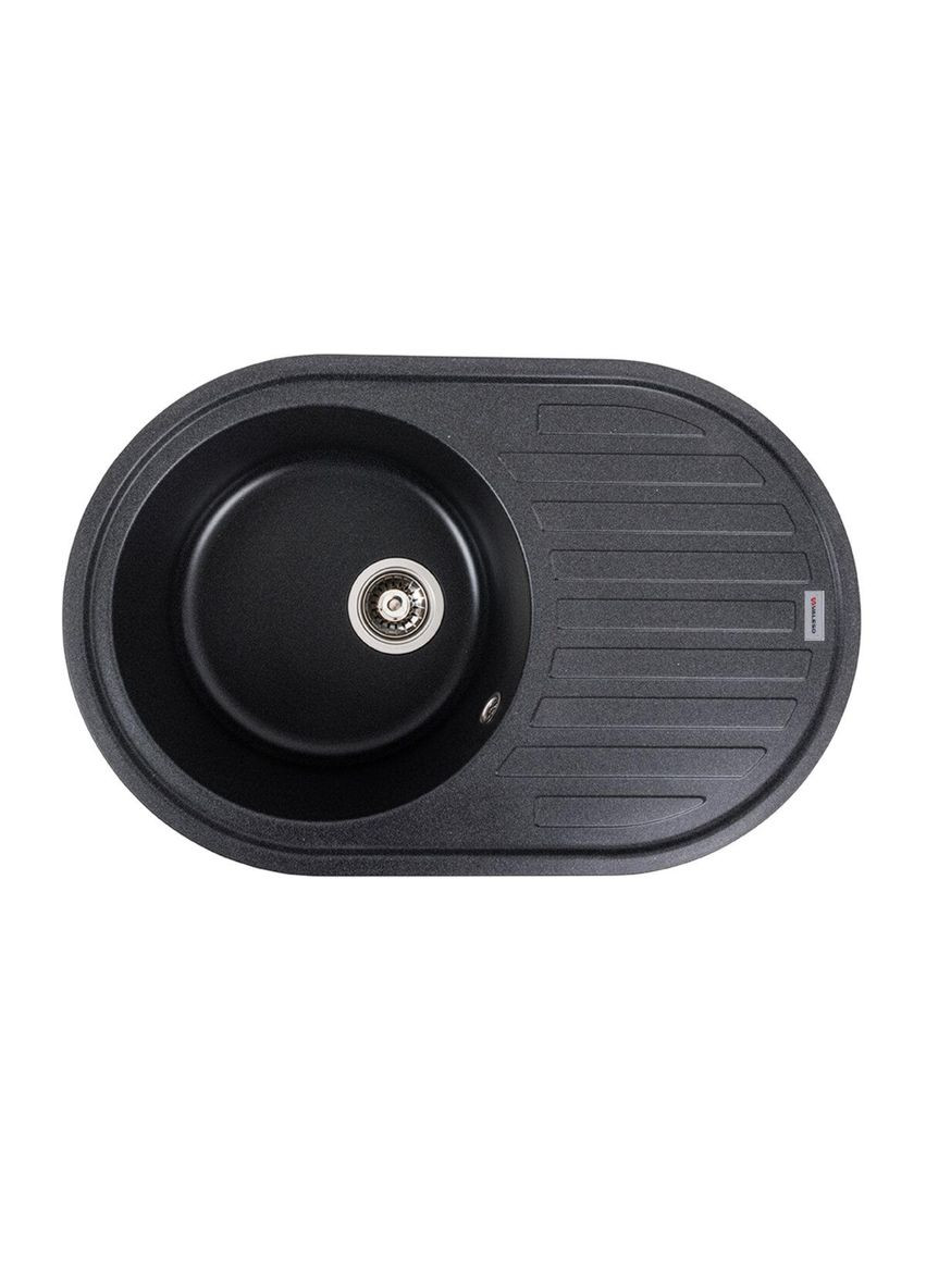 Гранітна мийка для кухні LIRA 7750 матова Карбон Valeso (342071069)