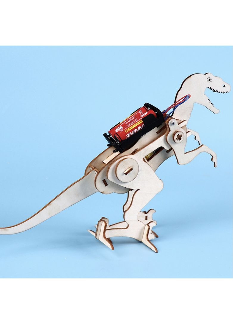 Дитячий розвиваючий науковий конструктор DIY "Рух динозавра" електронний з моторчиком China (366874775)