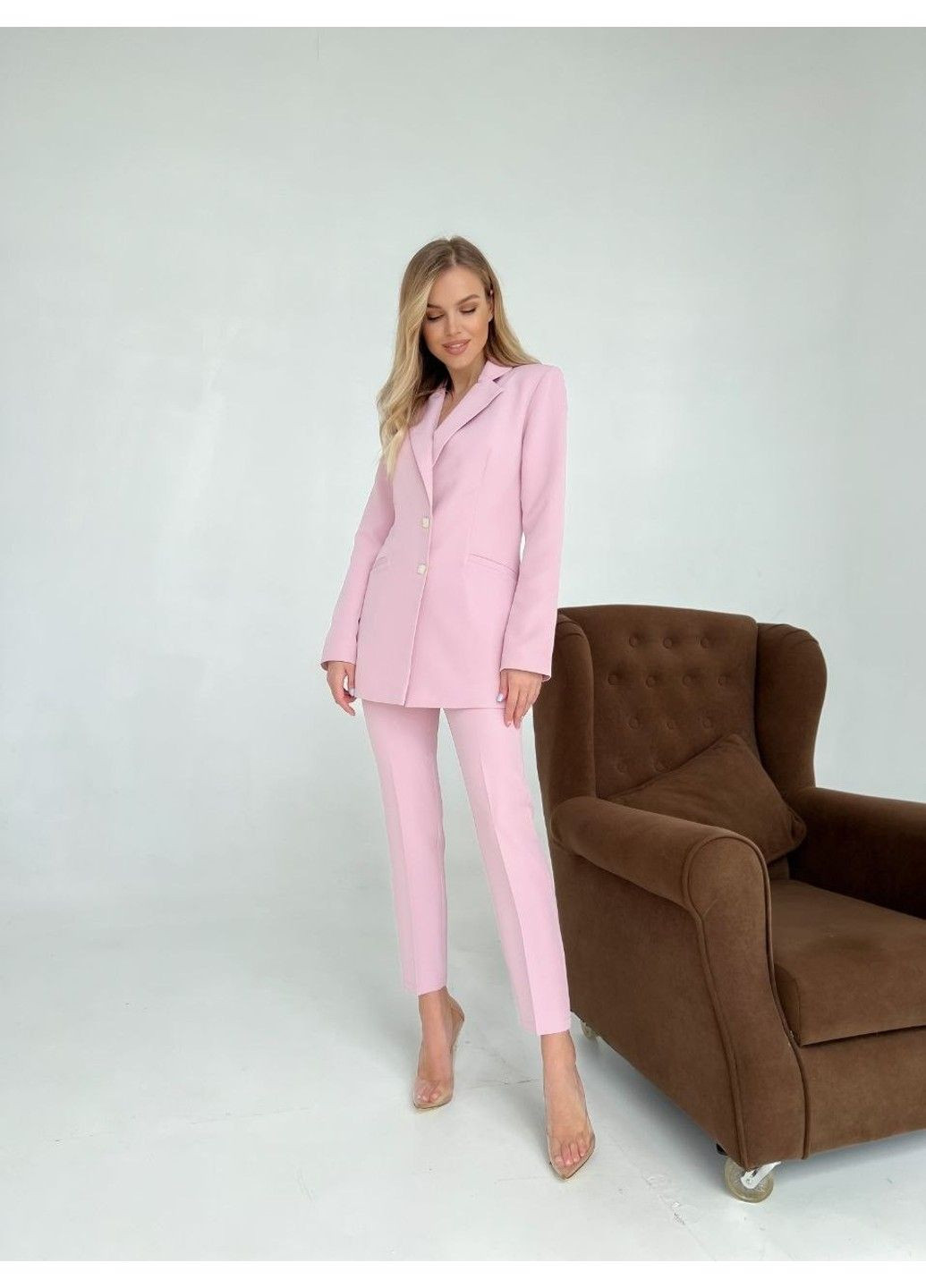 Брючний костюм Модель:КОТ_208,лаванда, розмір XS No Brand (355469713)