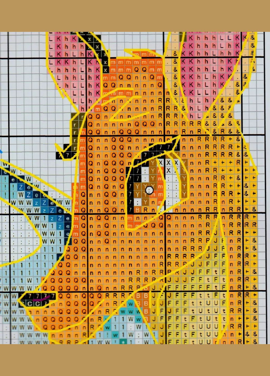 Набір для вишивання за нанесеною на канву схемою "Snow white and the little animals". AIDA 14CT printed 33*42 см Joy Sunday (313614643)