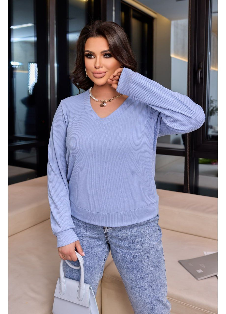 Блакитний демісезонний светр — замір в описі GD/GL Модний простір