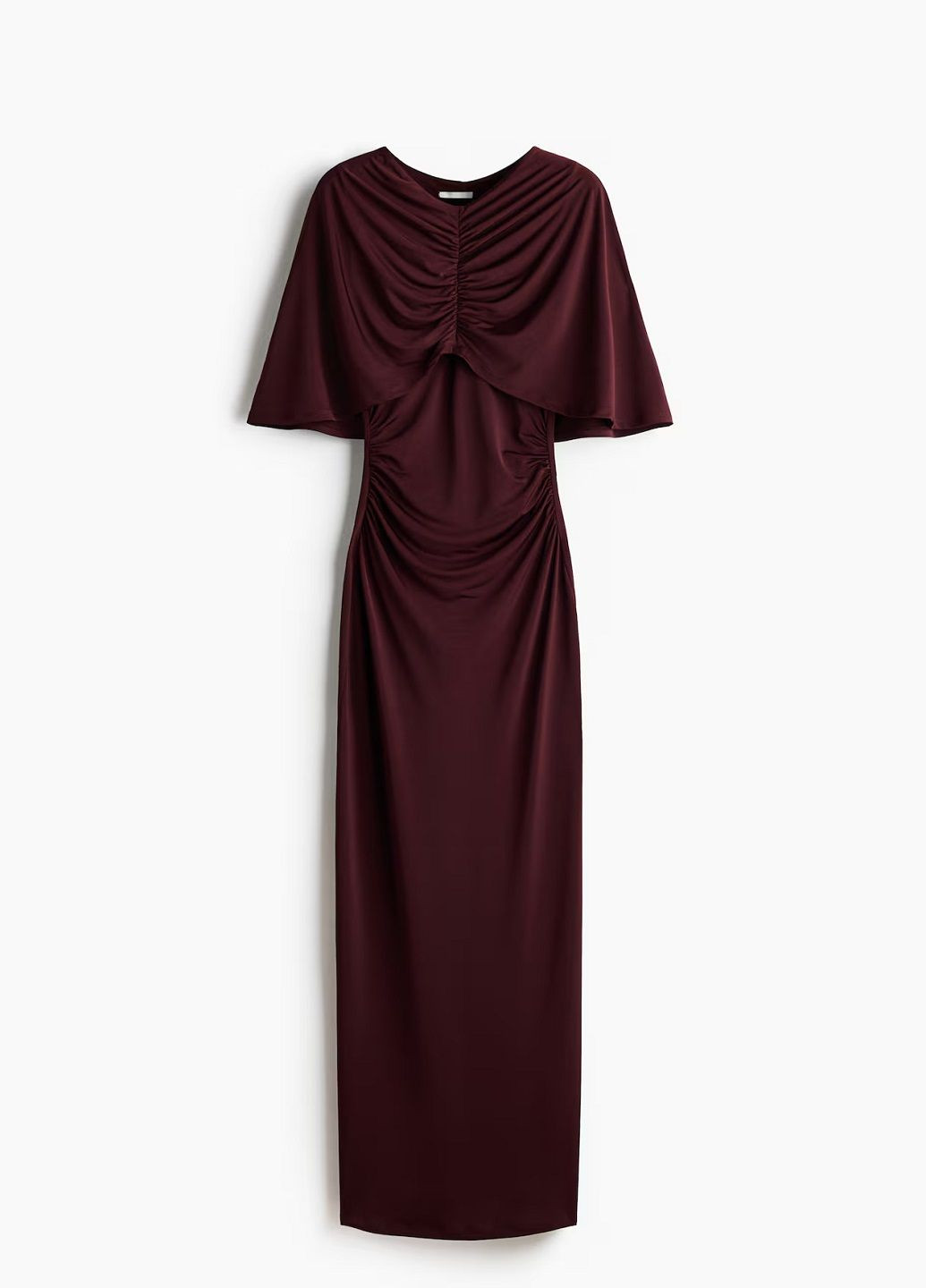 Темно-фиолетовое праздничный платье H&M однотонное