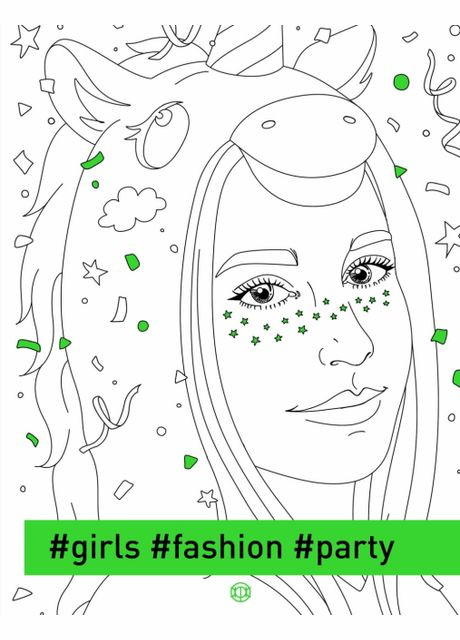 Фэшн-раскраска #girls#fashion#party. Книги для досуга. Автор - Валерия Железнова ( ) Жорж (338867601)