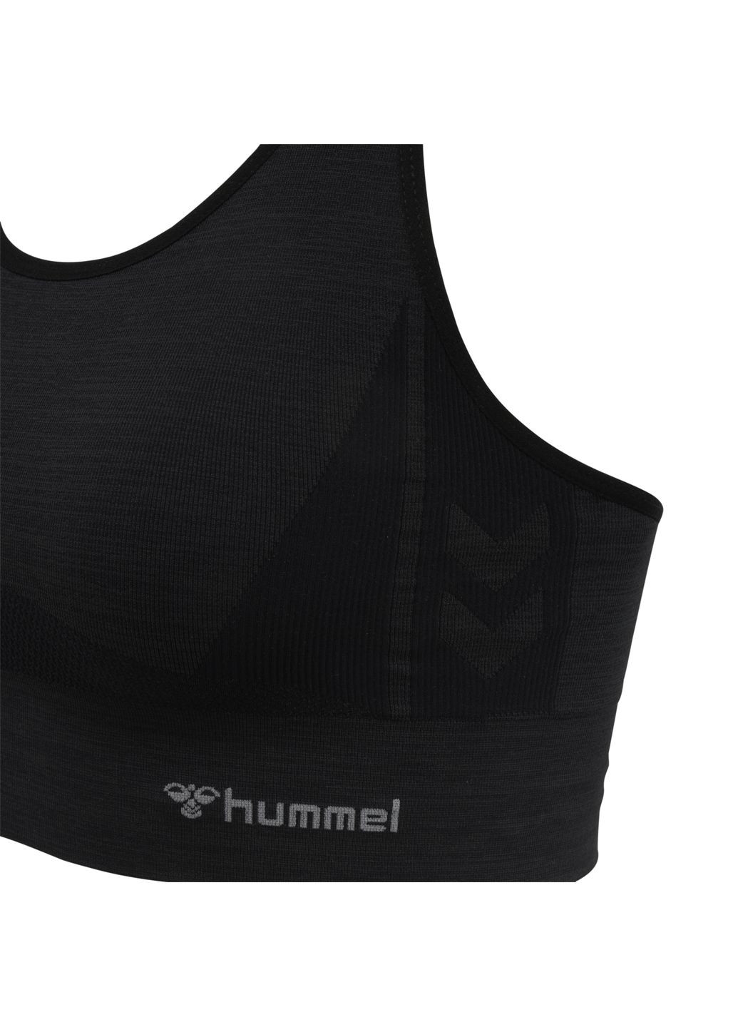 Спортивний топ з перехрещеними лямками для жінки BEECOOL 211937 чорний Hummel (269237032)