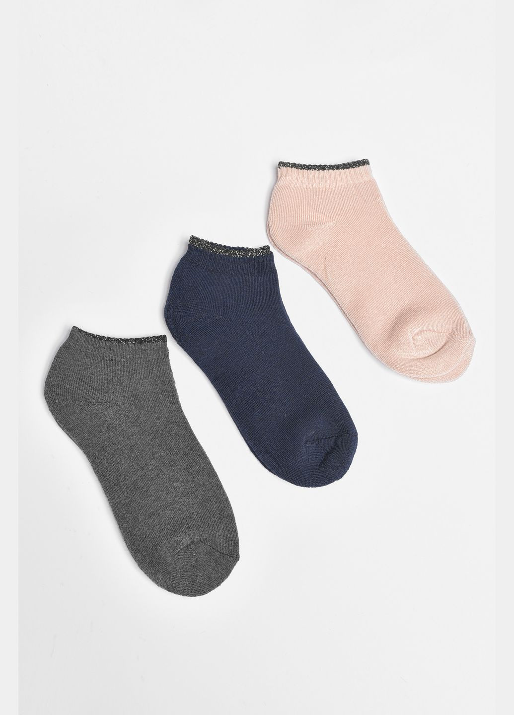 Комбіновані набір шкарпеток жіночих махрових 3 штуки Let's Shop малюнки (304368580)