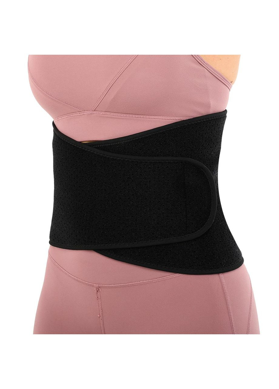 Пояс корсетний для спорту WAIST SUPPORT 9057 (неопрен, нейлон, р-р L, чорний) Mute (361439783)