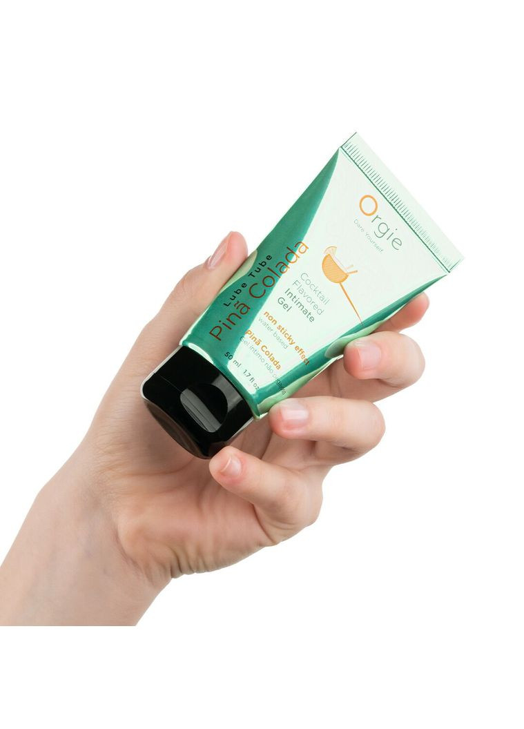 Лубрикант на водній основі Lube Tube Pina Colada, 50 мл, смак та аромат піна колади Orgie (369948864)