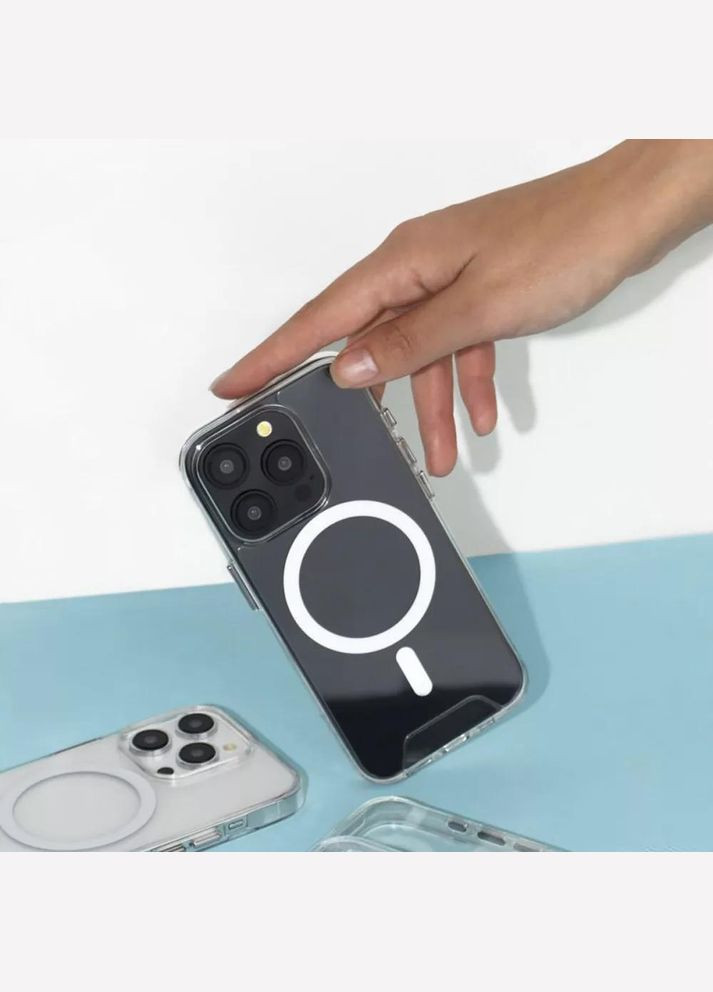 Чехол прозрачный с магнитом Sky Case with Magnetic Ring iPhone 17 Air (64348) Wave (362191597)