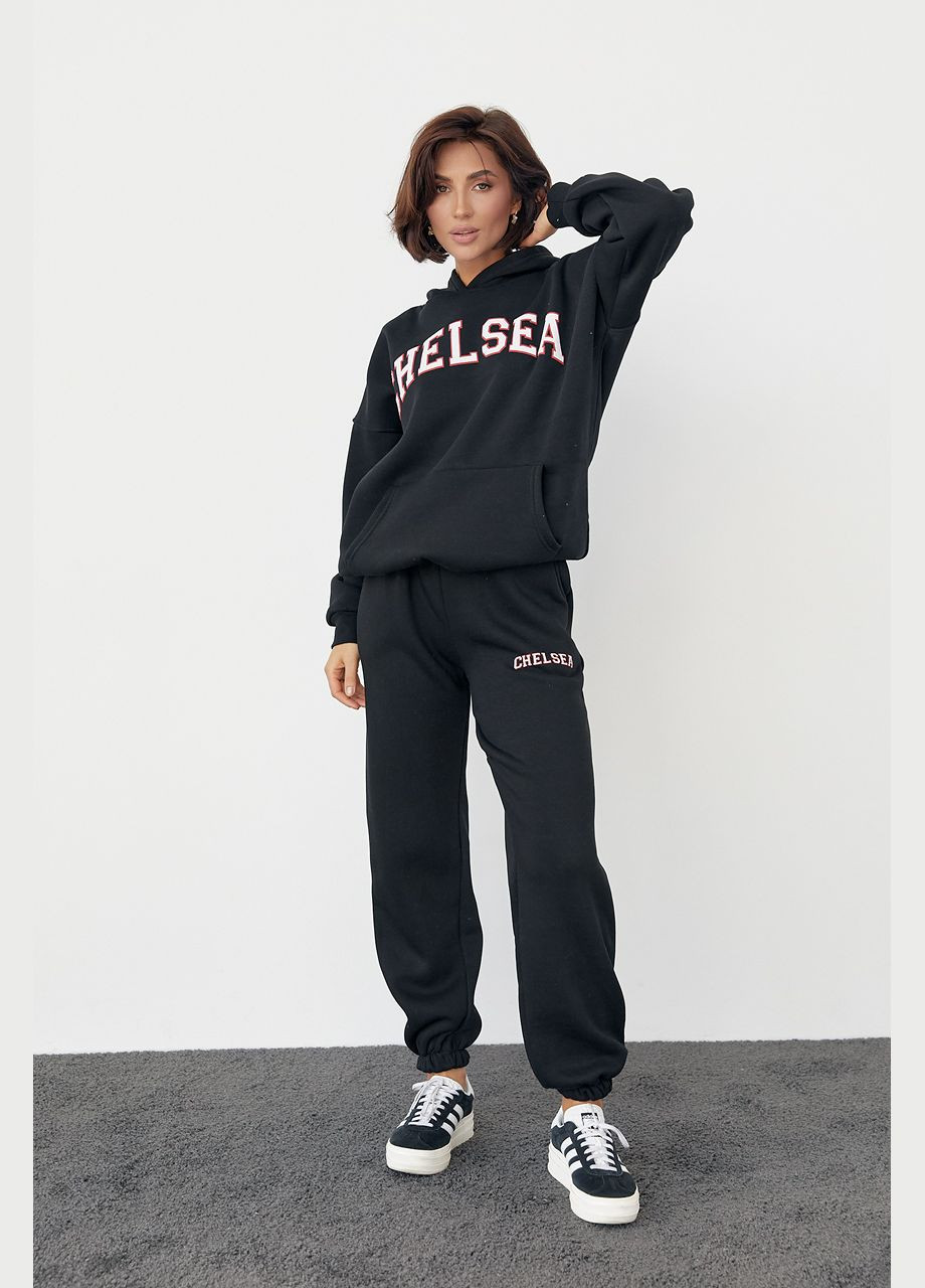 Женский спортивный костюм на флисе с принтом Chelsea Liton (296909049)