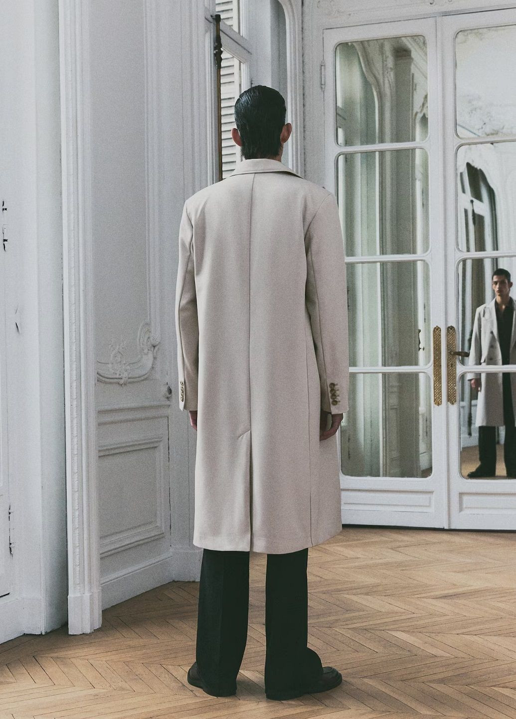 Бежеве демісезонне Пальто H&M