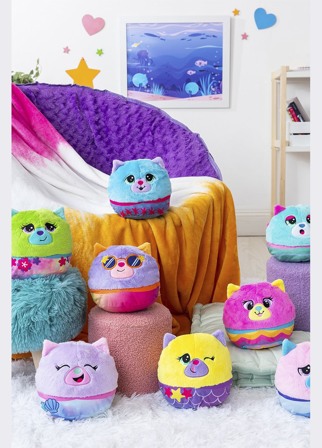 М’яка іграшка - КОШЕНЯ В АКВАРІУМІ колір різнокольоровий ЦБ-00265948 Misfittens (311282058)