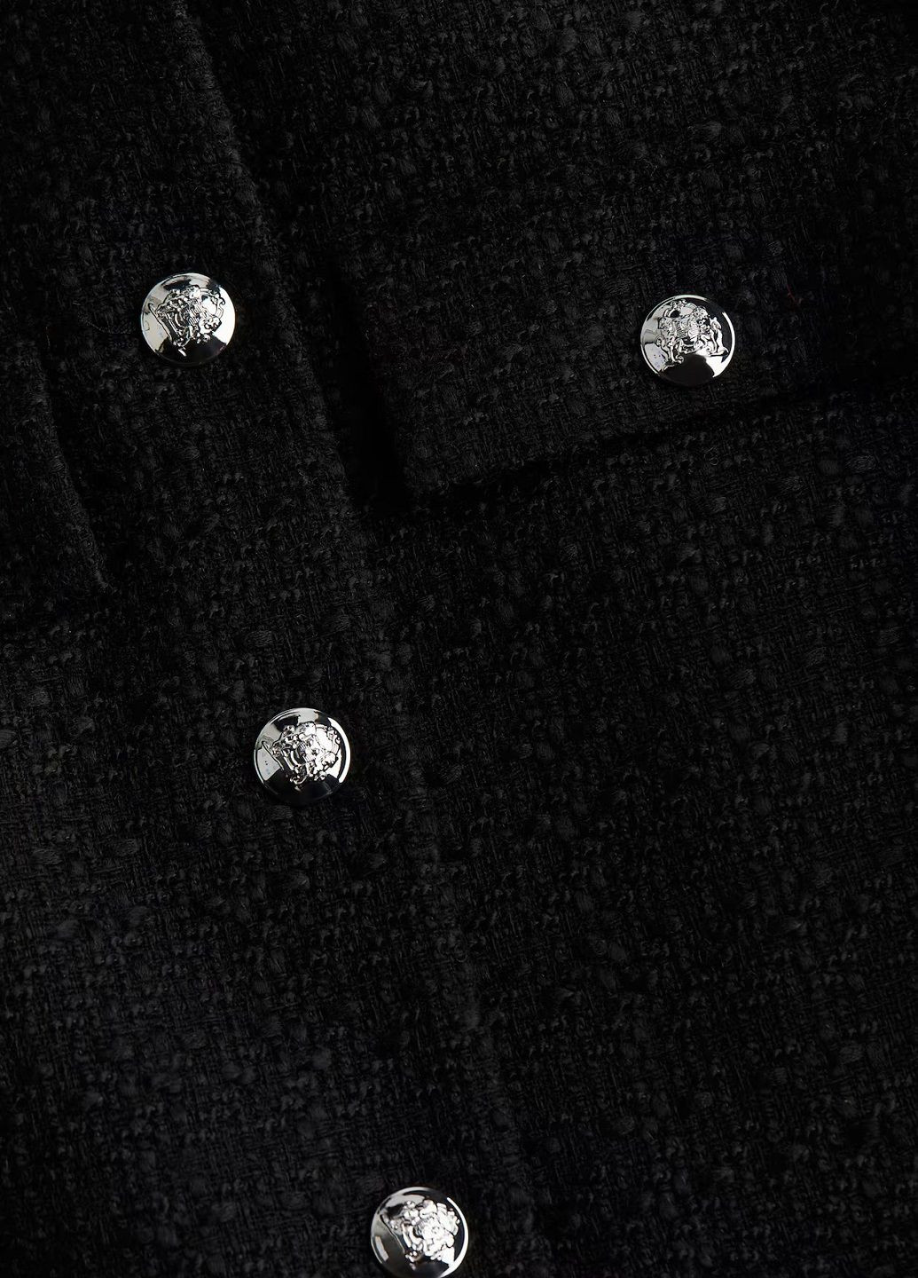 Черный женский жакет H&M однотонный - демисезонный