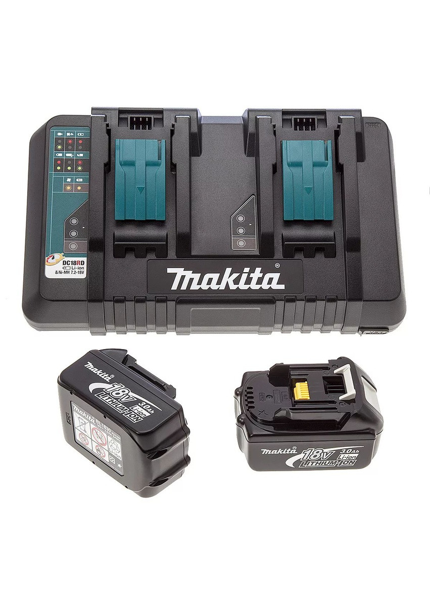 Быстрозарядное устройство DC18RD 630868-6 LXT (14,4 - 18 В, 230В) ЗУ на два аккумулятора без АКБ (4650) Makita (295043956)