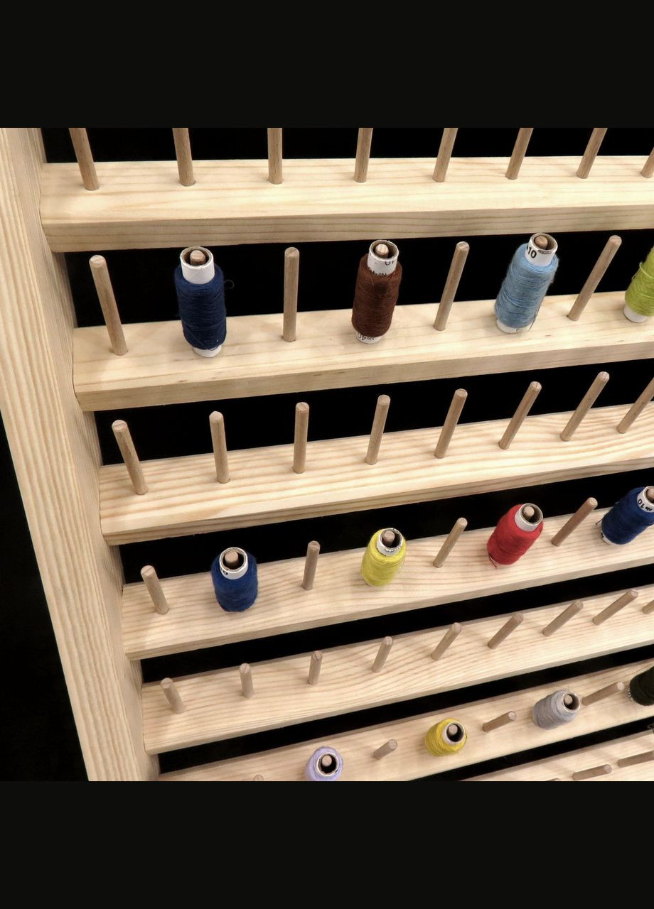 Органайзер для ниток из дерева Омбре 286 (НТК-2863000) No Brand (328909990)