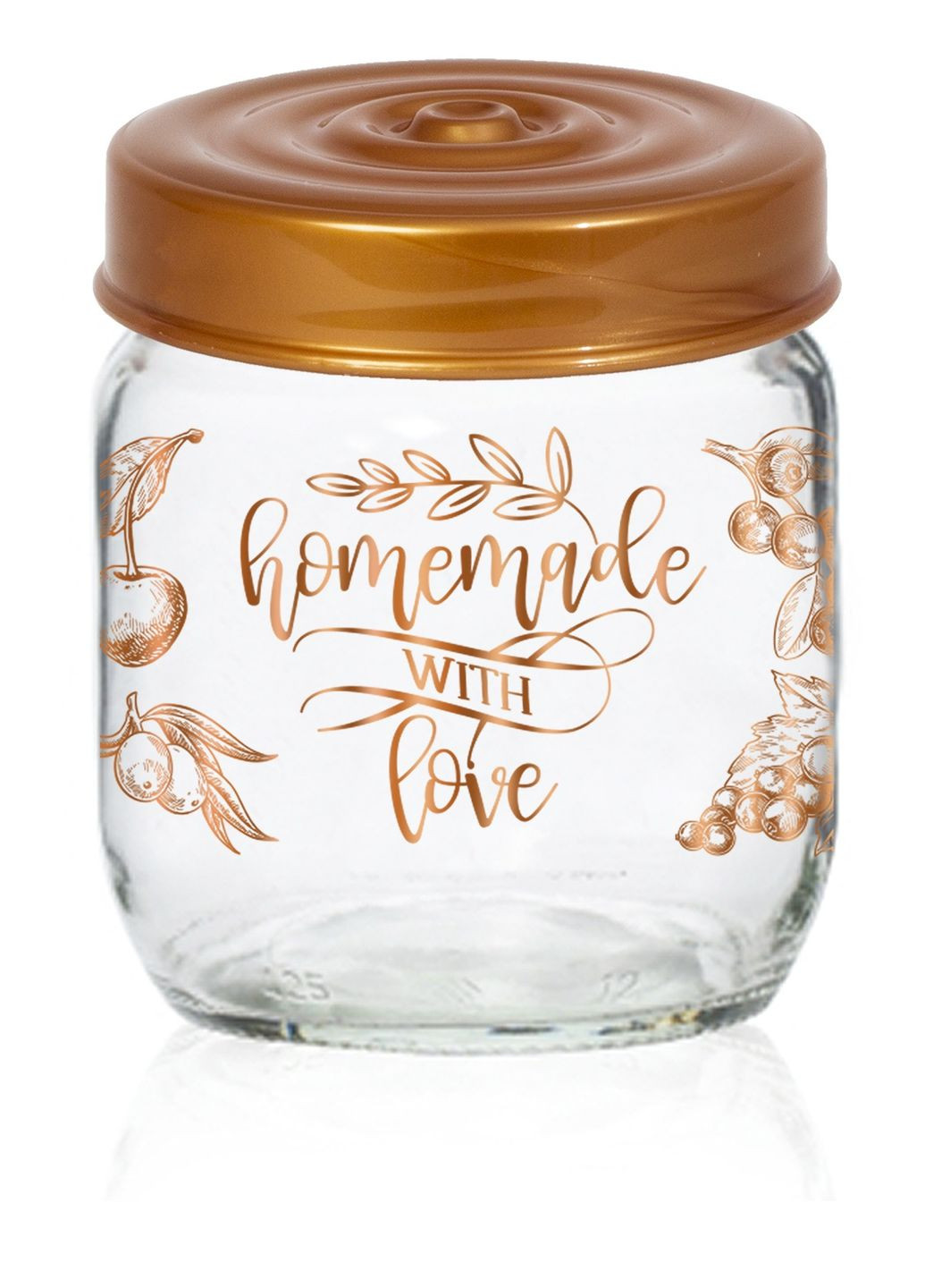 Банку Decorated Jam Jar-Homemade With Love 171341-072 Herevin (273222959)