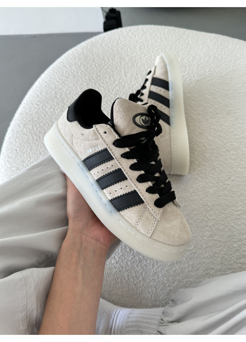 Чорні Осінні кросівки чоловічі adidas campus 00s aluminium / core black адідас кампус No Brand