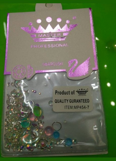 Стрази та каміння для нігтів об'ємні Master-prof Мікс (декор, фігурки, оправи) арт.454-07 1 уп Master Professional (299385070)