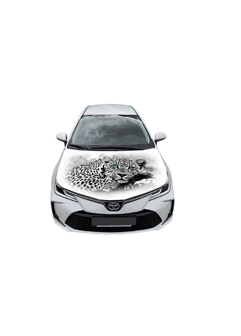 Наклейка на капот 3D TUNING STUDIO Леопард WTW 1600х1300х0.080мм No Brand (362498134)