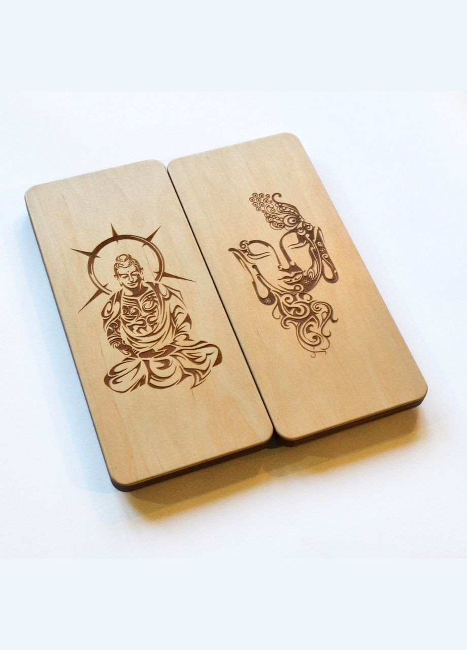 Доска Садху (Sadhu) "Будда", доска с гвоздями для йоги, шаг 10мм. Оцинкованные гвозди No Brand (301482644)