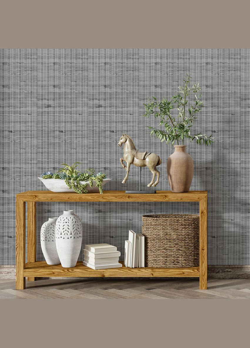 Панель-рейка в рулоне графитовое дерево 2900x350x6мм (D) SW-00002067 Sticker Wall (315024014)