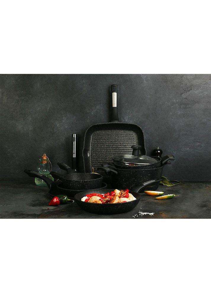 Каструля Monolit-24C 4 л Black (15249) Polaris (315452463)