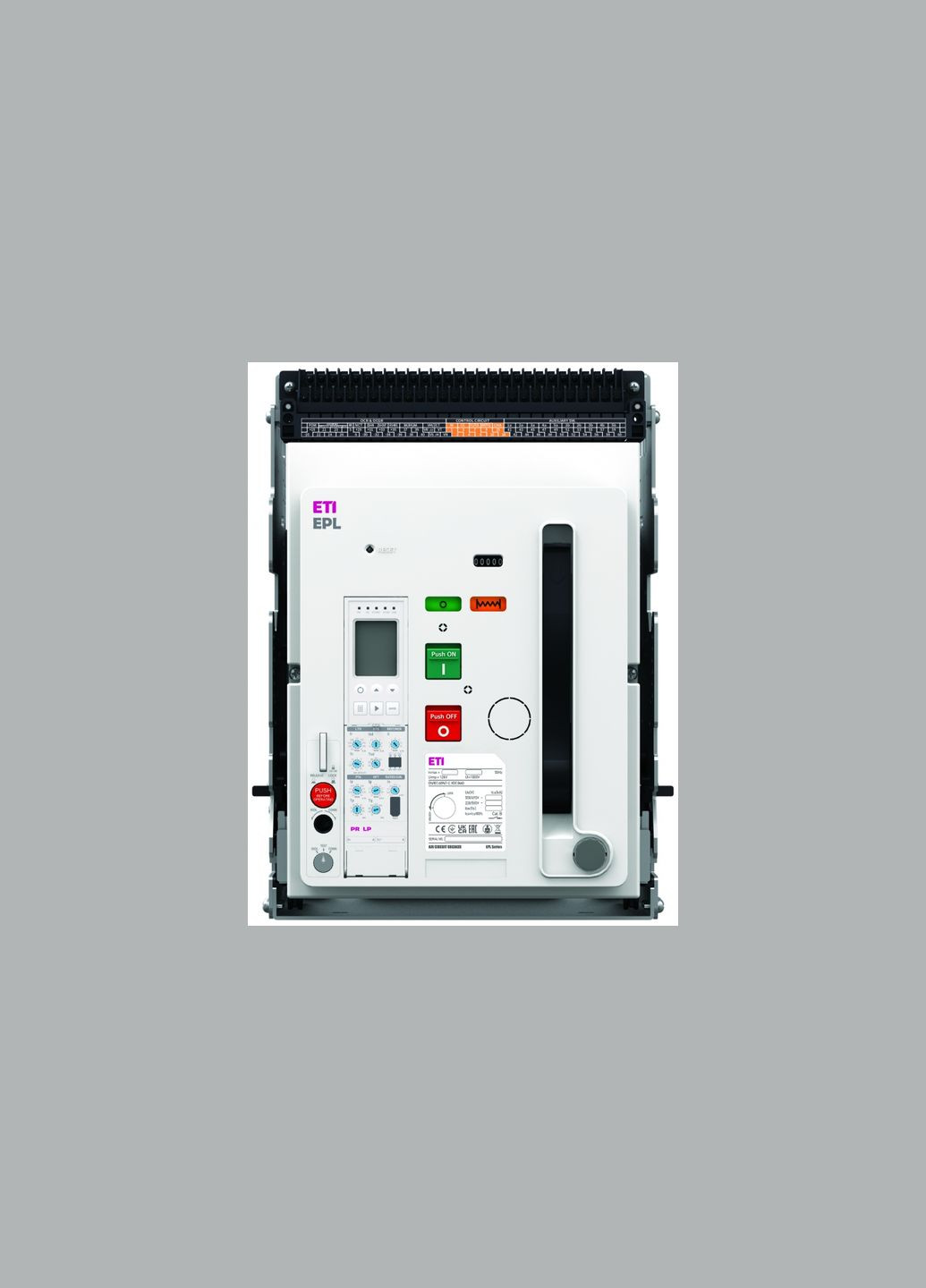 Воздушный автоматический выключатель 3P 1250A 65кА выдвижной [4695703] EPL-12 3H AD/M2C2S2/PR-LP ETI (337140877)