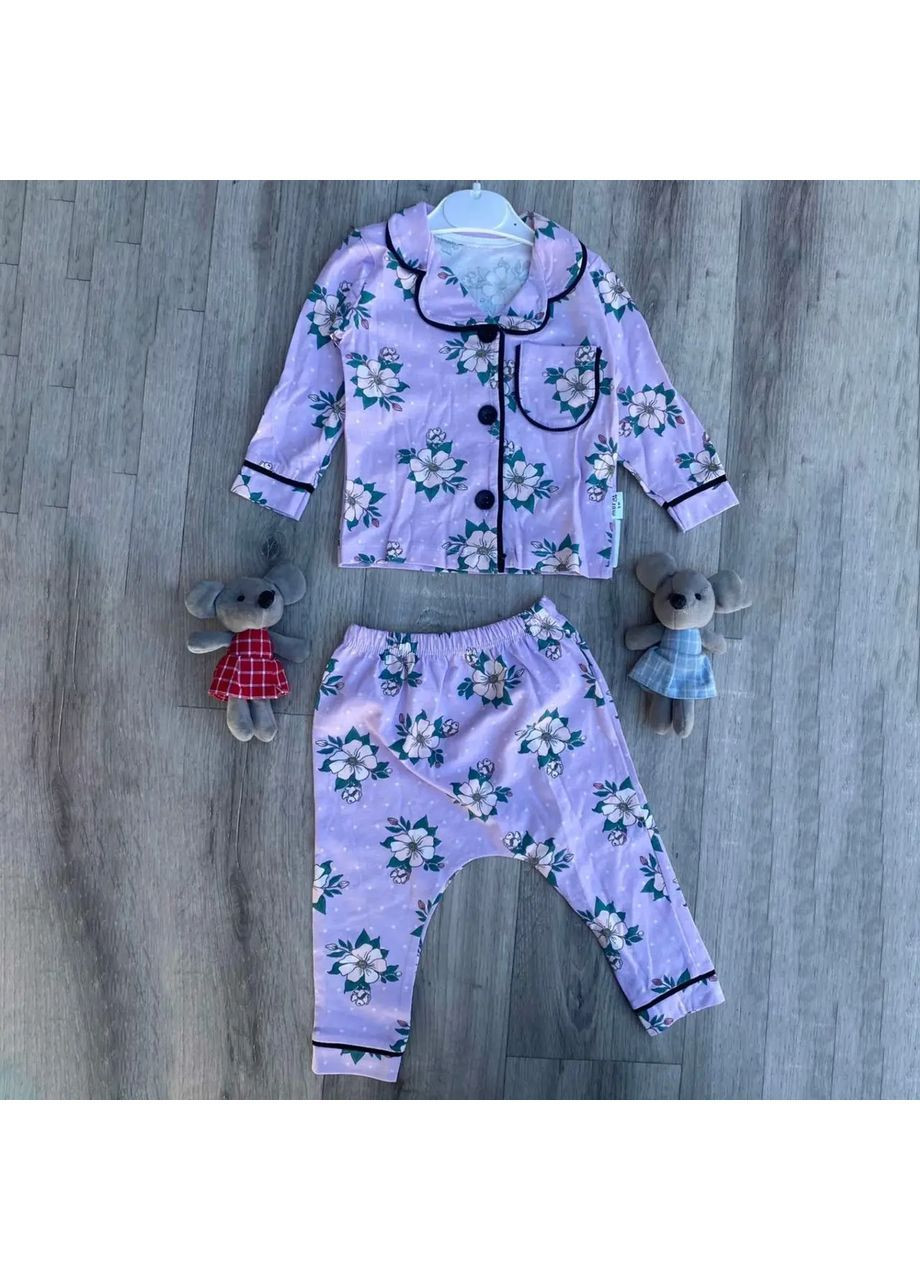 Детский флисовый спальный комбинезон для мальчика серый в темно-серую полоску No Brand (362604223)