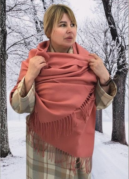 Жіночий шарф 100% кашемір Rossi 185 см*75 см PTR No Brand (317763353)