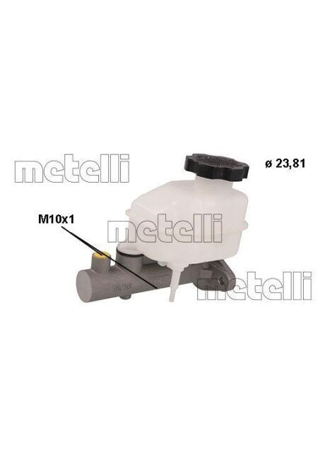 Циліндр гальмівний головний KIA CERATO 1.5CRDI 16V 05.07- 05-0824-ua Metelli (367033376)