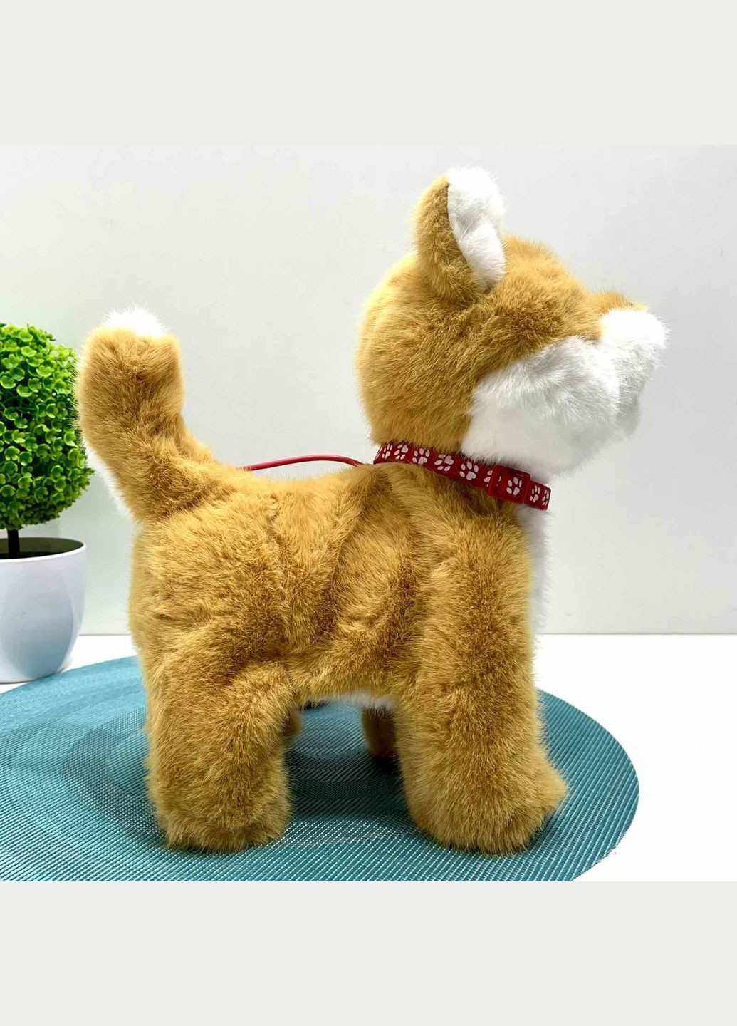 Собачка интерактивная на пульту сенсорная ходит машет хвостом лает Коричнева (933-158Е) No Brand (321971008)