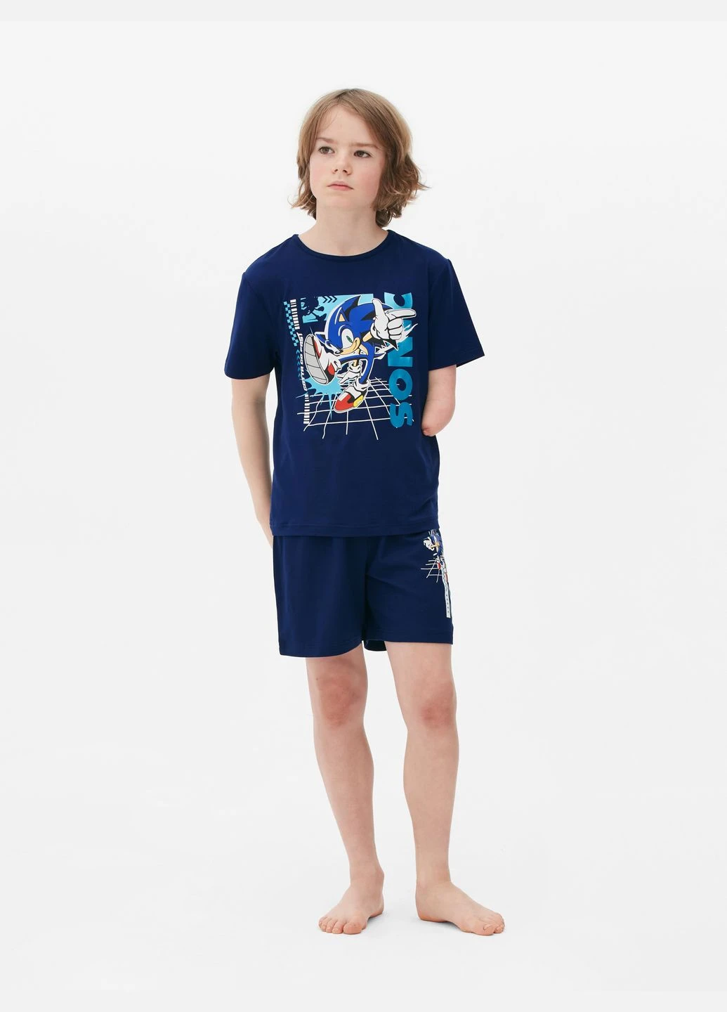 Шорты,темно-синий с принтом, Primark (345644936)