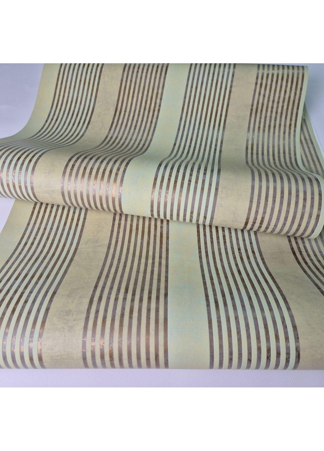 Виниловые обои 0.53×10.05м La Veneziana2,оливковые,универсальный рисунок,для спальни,гостиной,коридора MARBURG (361205074)