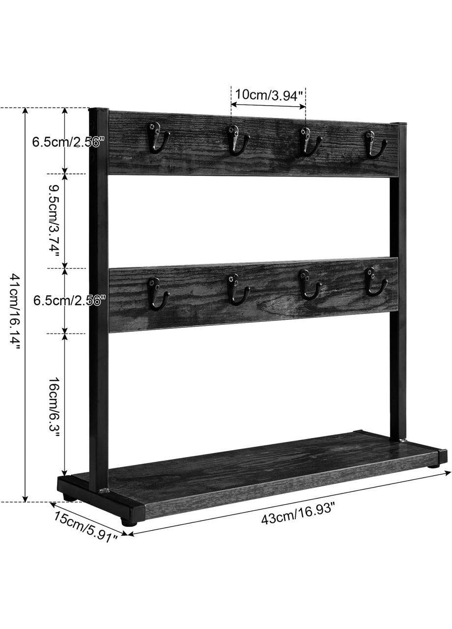 Стійка для чашок з дерева Наніта венге-капучино (СДК-00431209) No Brand (327844701)