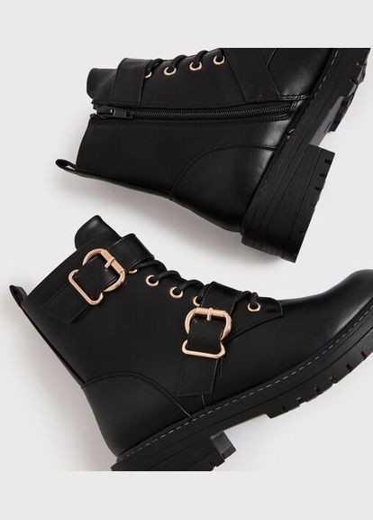 Зимние ботинки-челси байкерские New Look из искусственной кожи