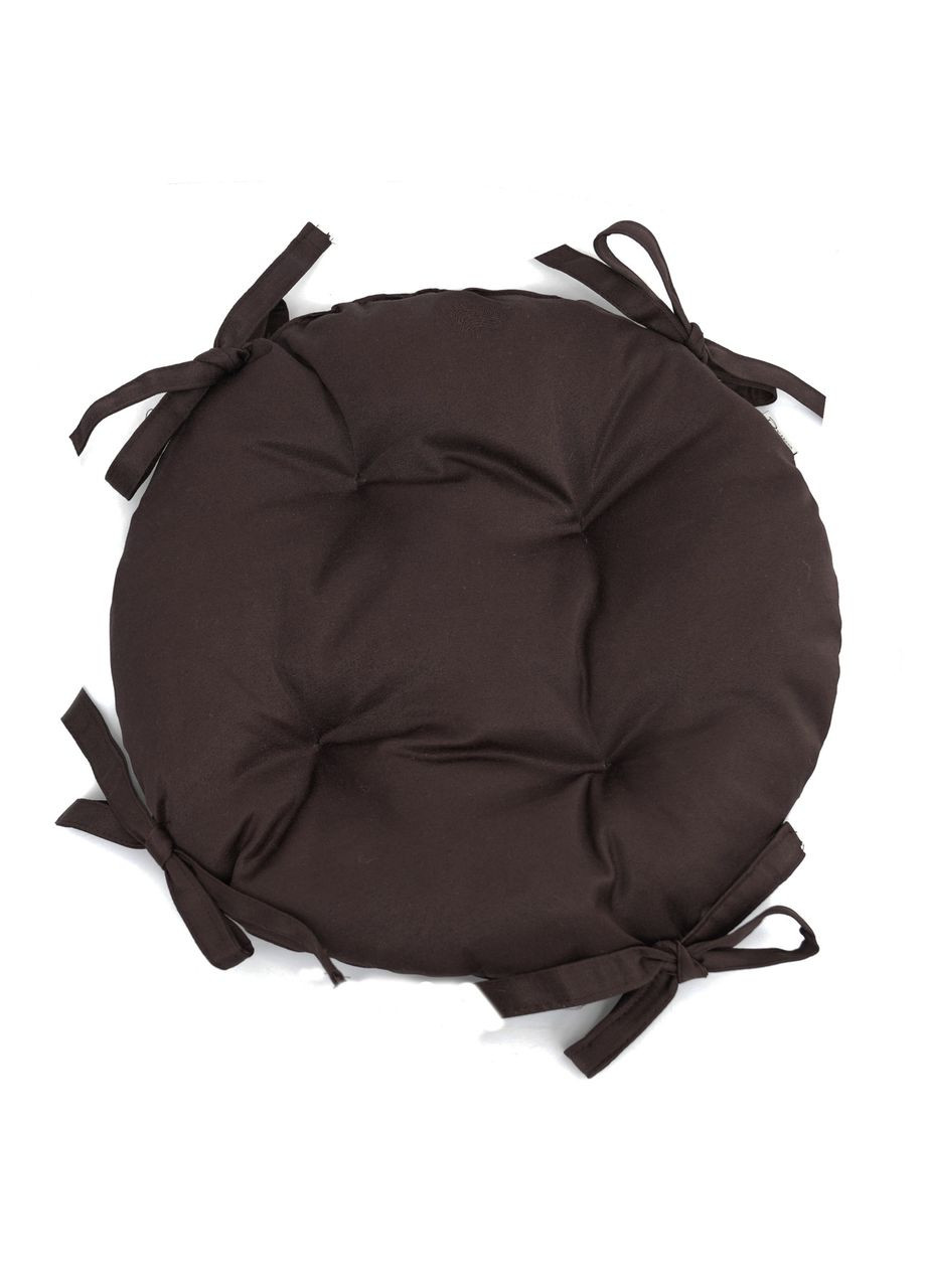 Подушка на стул см темно-коричневый No Brand (324828851)