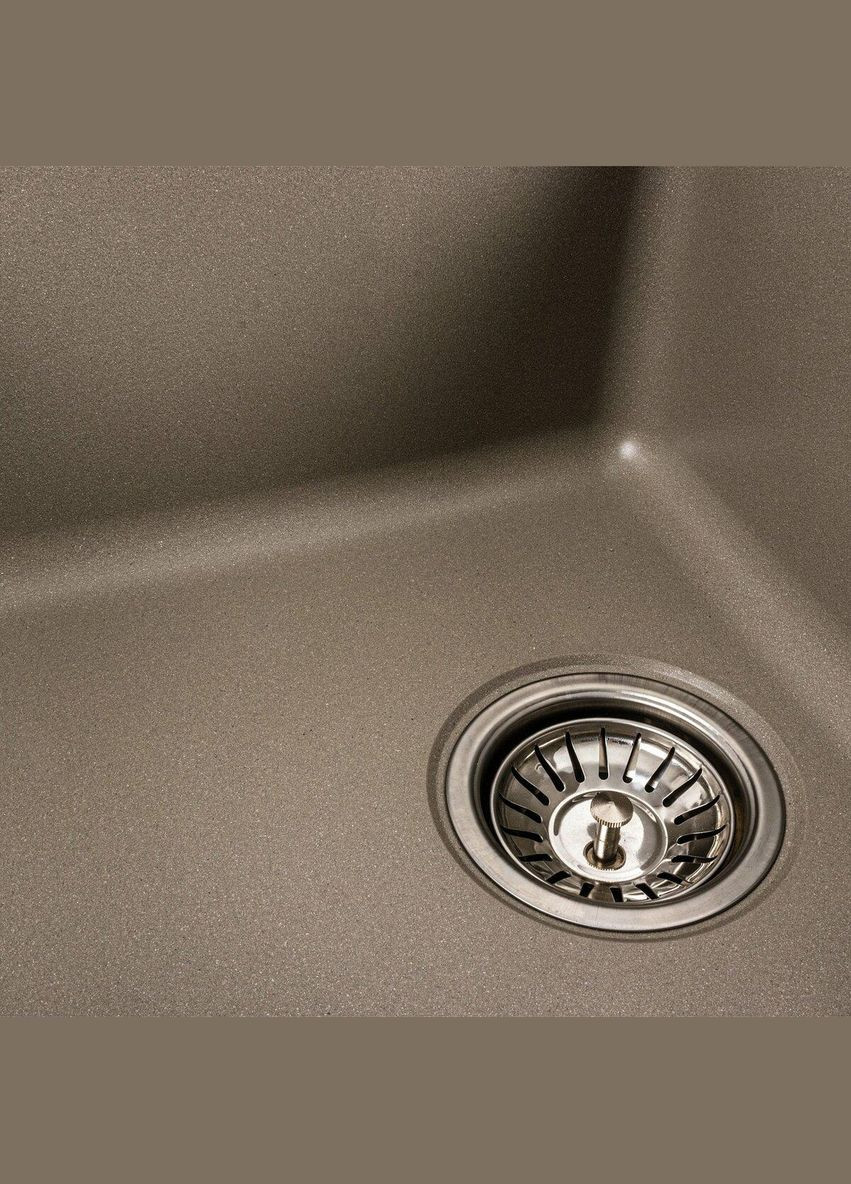 Гранитная мойка для кухни 6243 LIANA матовый Титан Valeso (342070984)