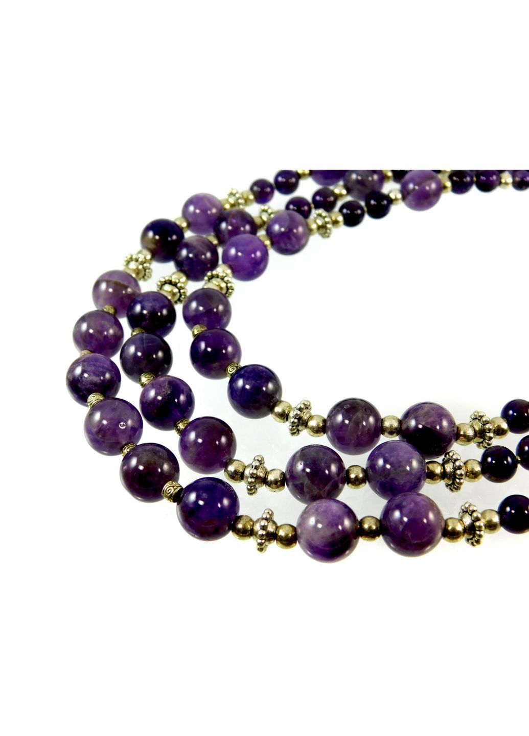 Эксклюзивные бусы Аметист Fursa fashion (322444379)