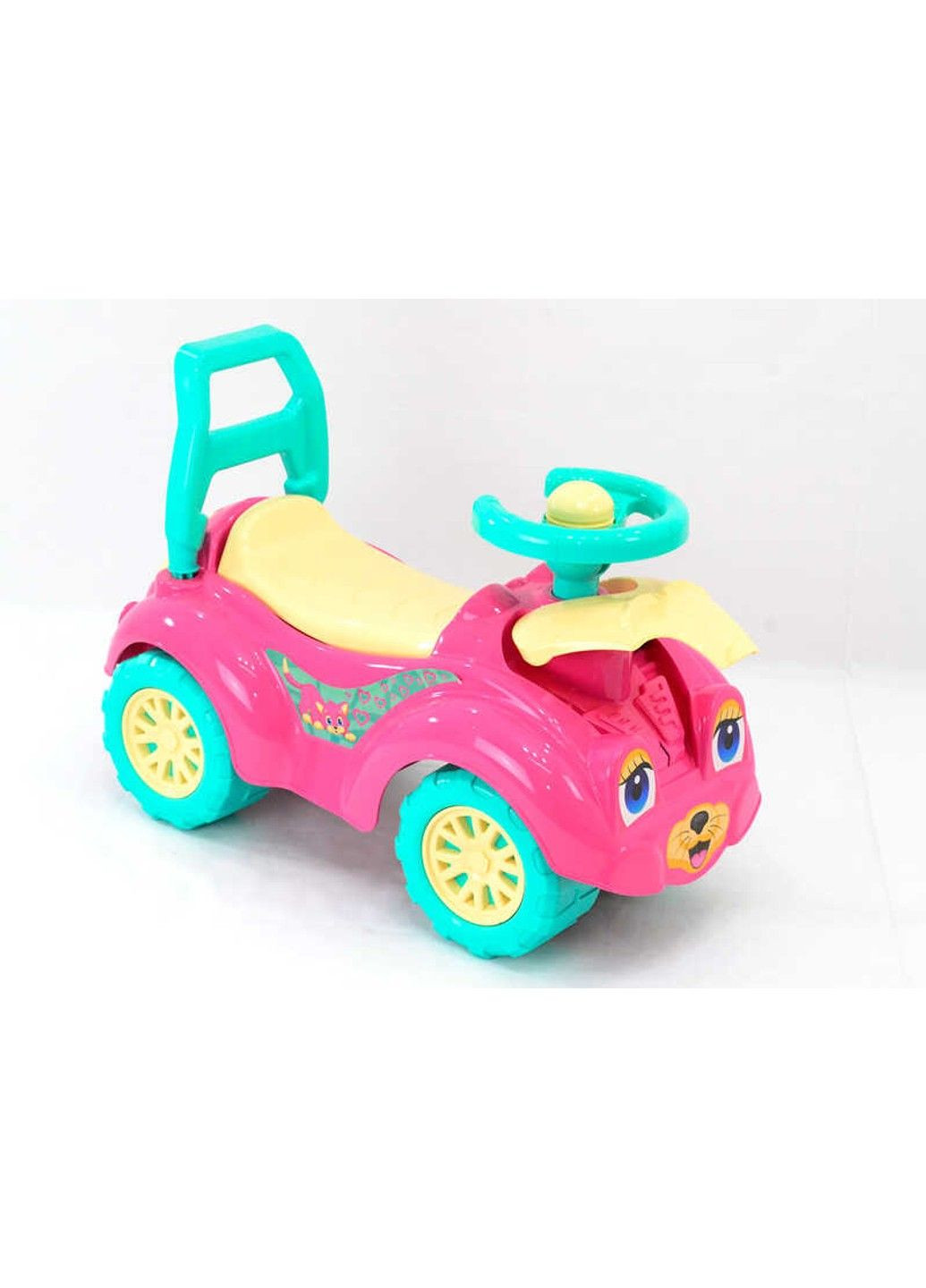 Бебі машина "Кішечка" 0823 (3) колір малиновий, / ЦІНА ЗА 1 ШТ / "" Technok Toys (312005846)