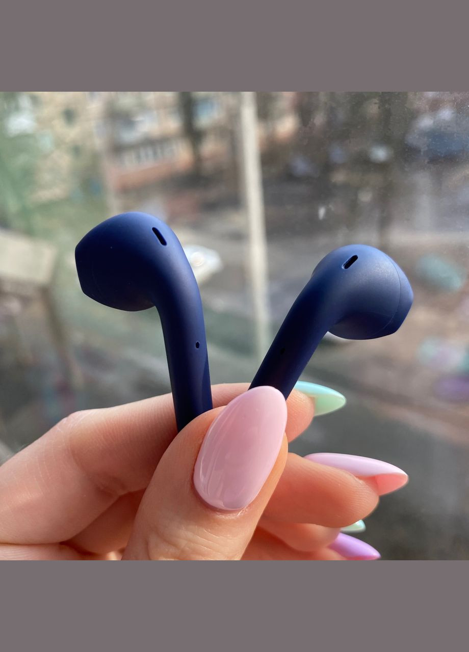 Бездротові навушники inpods 12 темно синій i12 TWS No Brand (339092308)