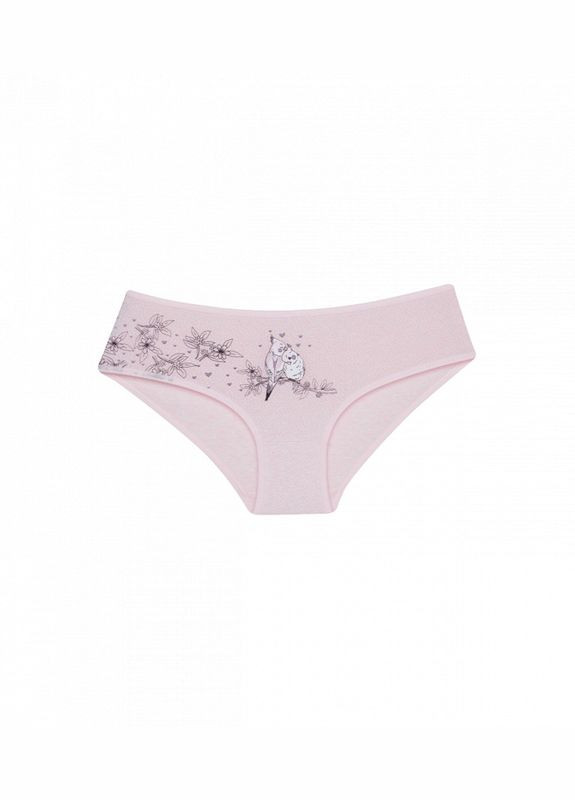 Подростковые трусы слипы для девочки с принтом Попугайчики Donella Сліпи (313424872)