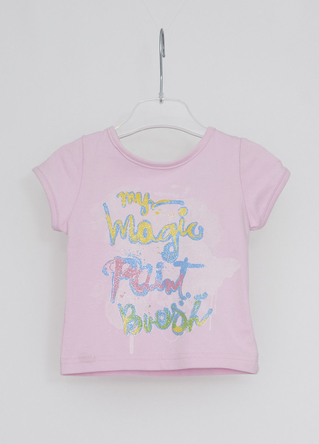 Светло-розовая летняя футболка светло-розовый Mandarino