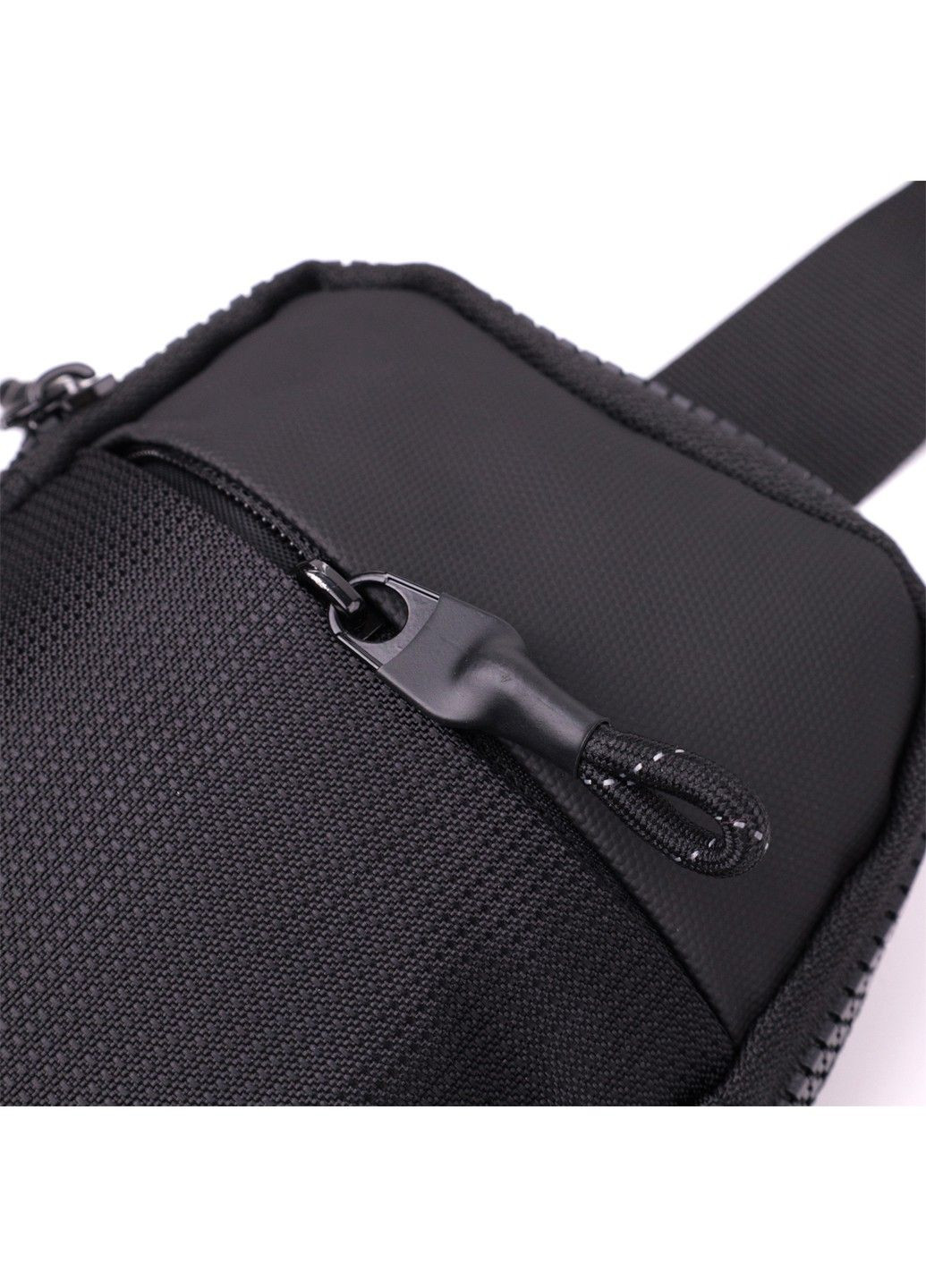 Слінг сумка для подорожей із якісного текстилю 22866 Чорний Vintage (318823554)