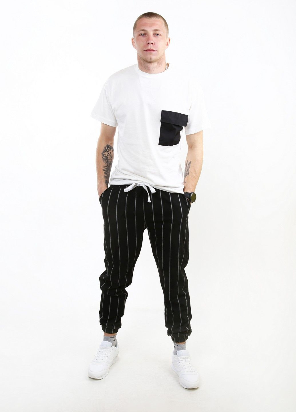 Черные демисезонные брюки Mtp