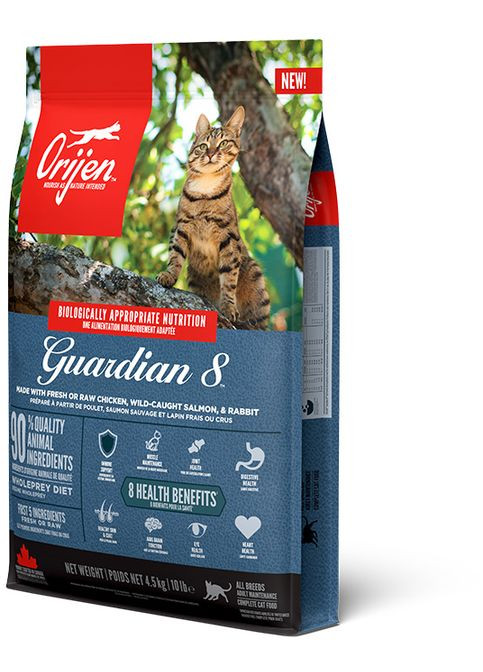 Сухой корм для кошек всех пород и возрастов Cat Guardian 8 4.5 кг (o71893) (64992718930) Orijen (280951565)