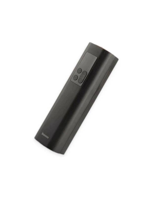 Компресор mini 10атм/30л/0.18м шланг/прикур/насадки/ліхтар/led дисплей Baseus (332055699)