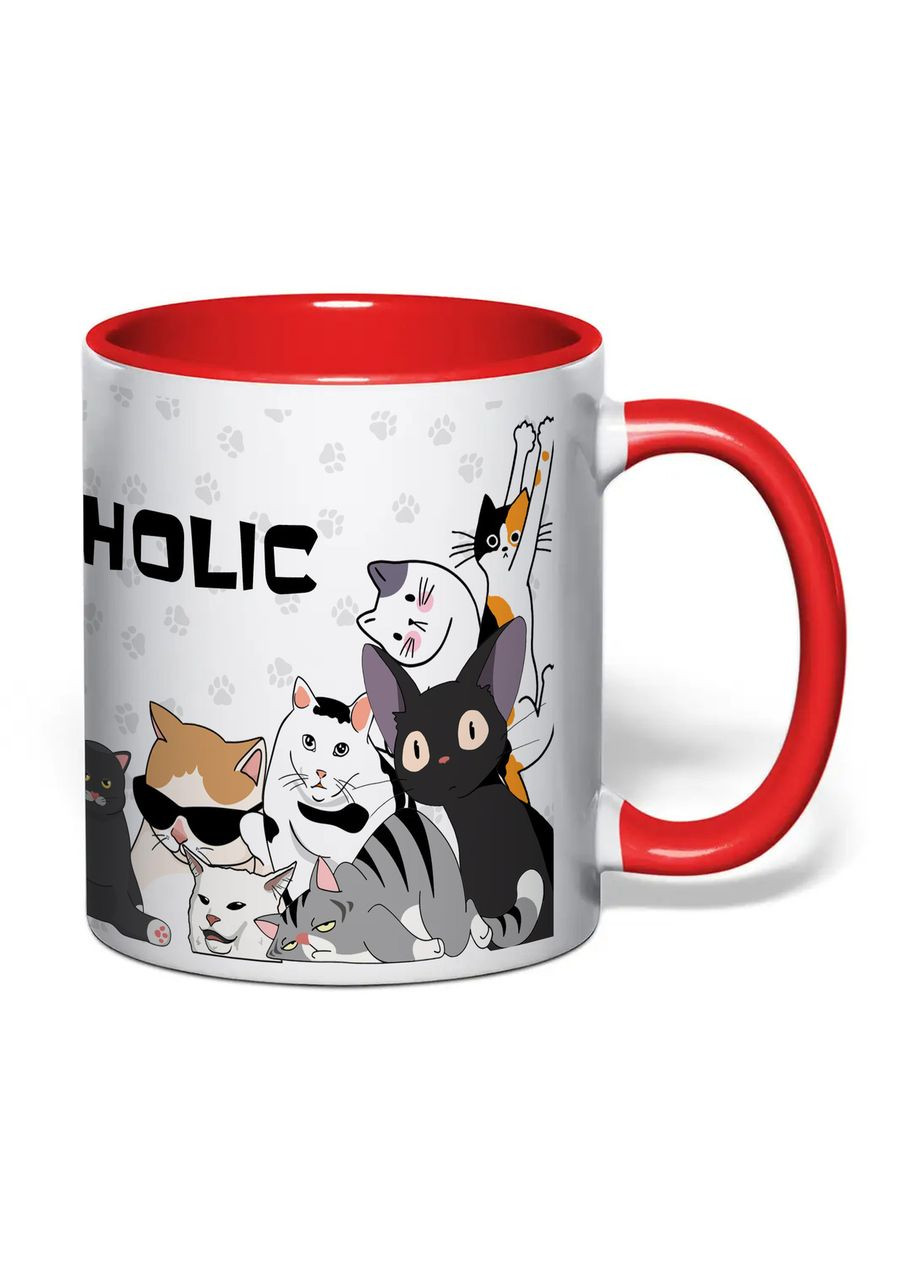 Чашка с печатью "Catoholic" 330 мл ( ) (31517) No Brand (362506590)