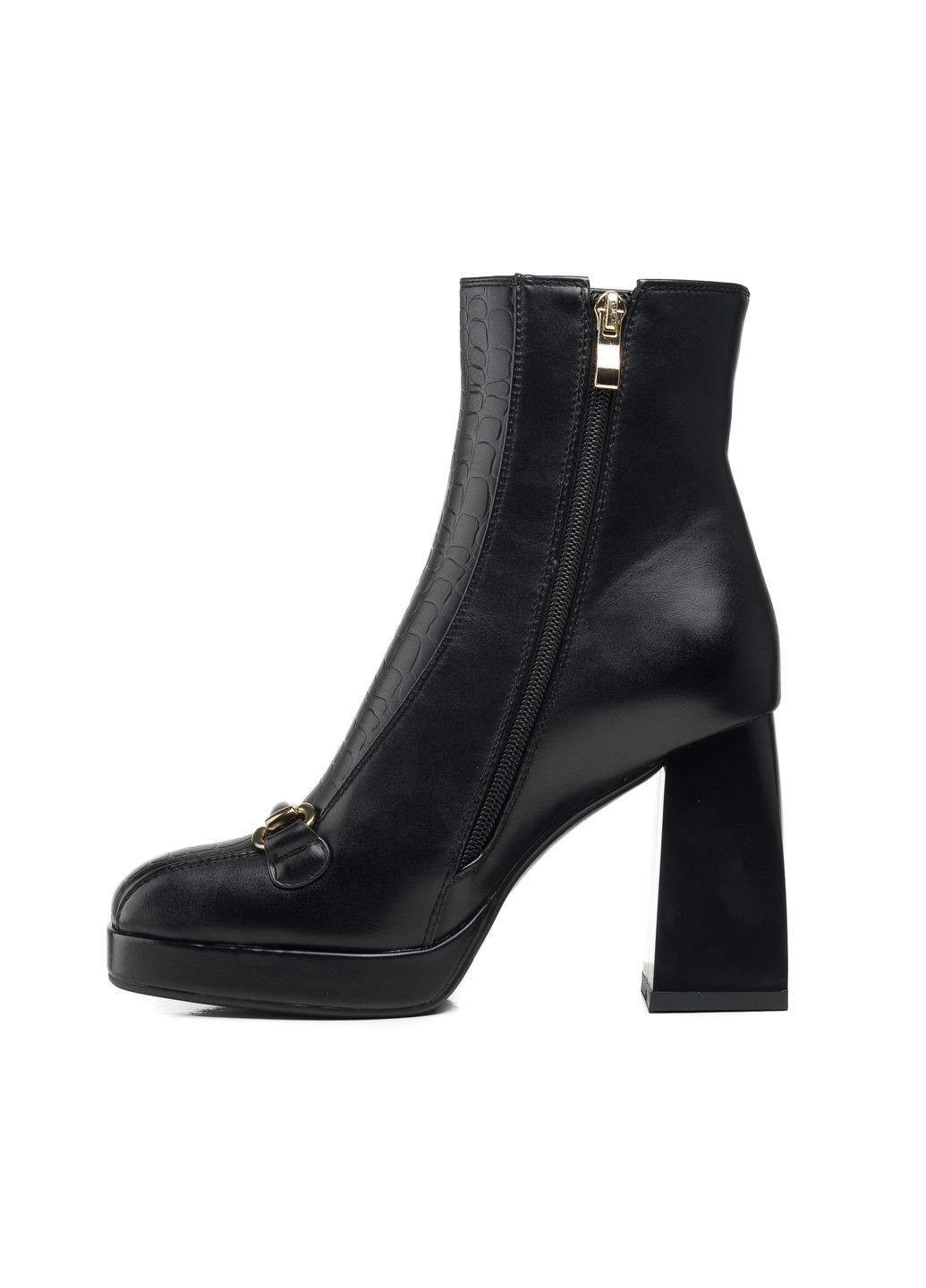 Черные ботильоны (1610б) STEFANIYA
