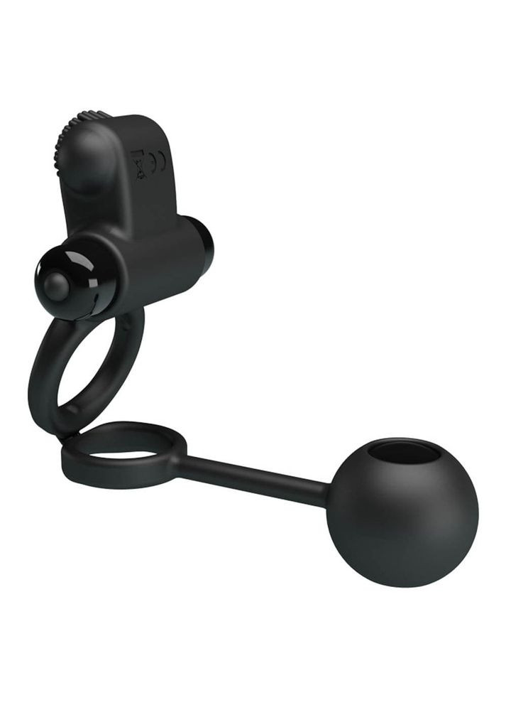 Насадка на член Pretty Love Vibro Penis Sleeve IV Черная CherryLove LyBaile (282710768)